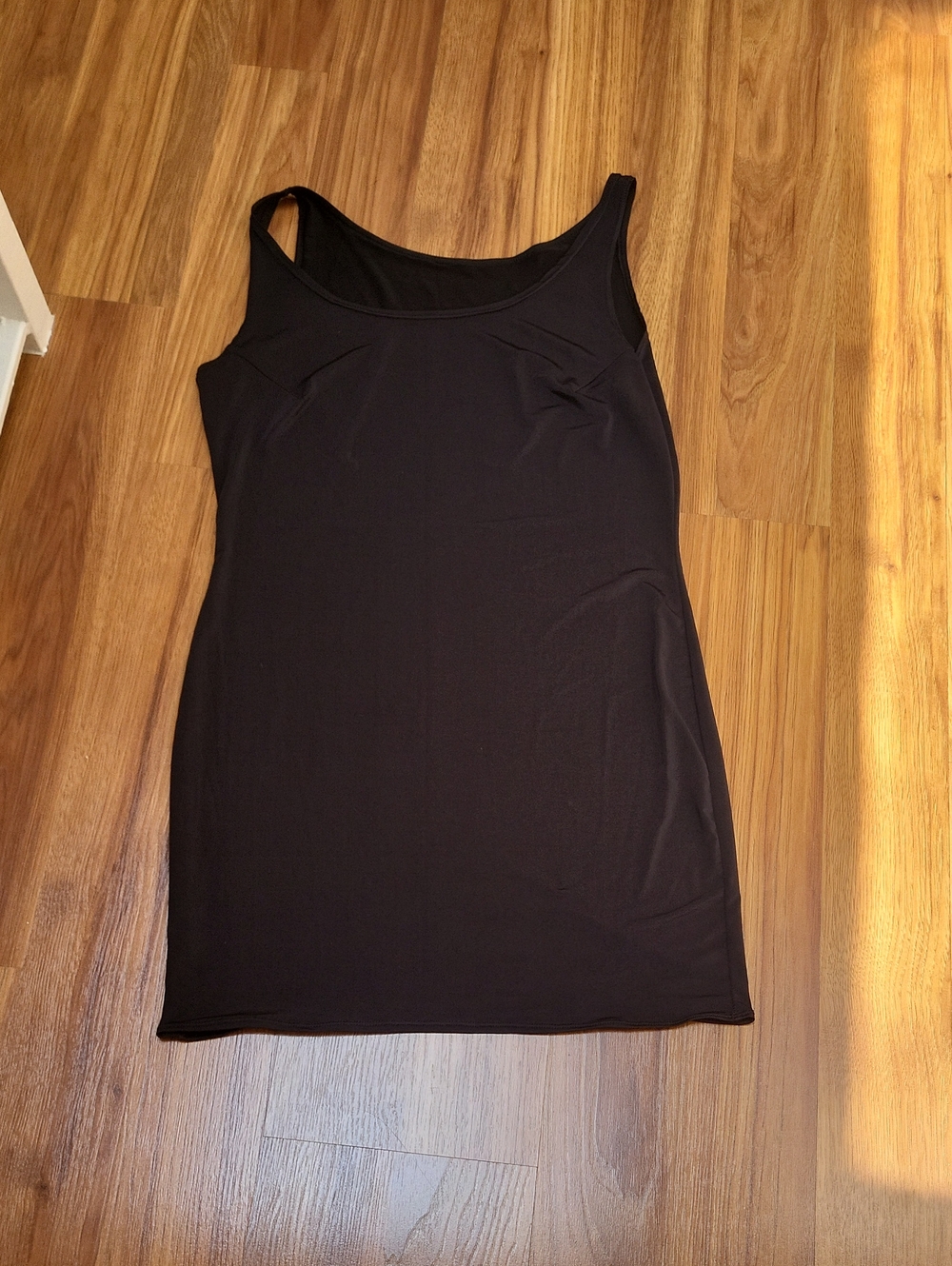 Women's Black Slip Chemise